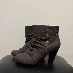 Rialto Dark Brown Heeled Boots